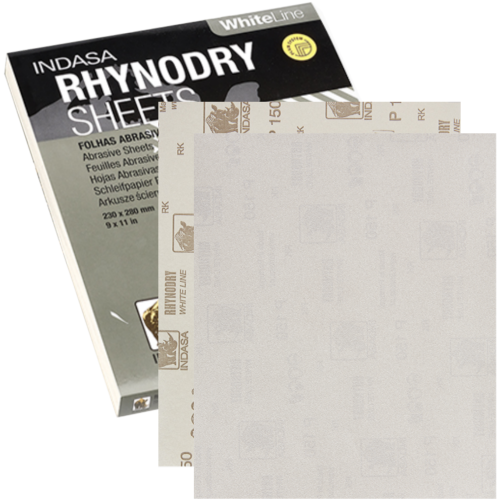 Arkusze Ścierne na Sucho INDASA Rhynodry White Line P360