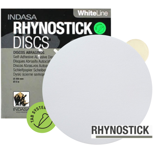 Krążki Ścierne Klej Rhynostick INDASA White Line 150 mm P400