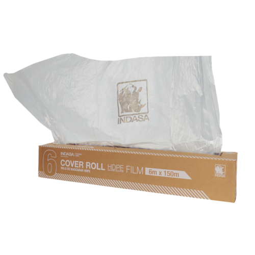Folia Maskująca Lakiernicza w Rolce INDASA Cover Roll HDPE Film 6 m x 150 m