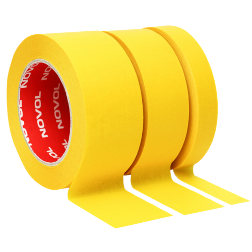 NOVOL Taśma Maskująca Lakiernicza PREMIUM 110°C 25 mm x 50 m