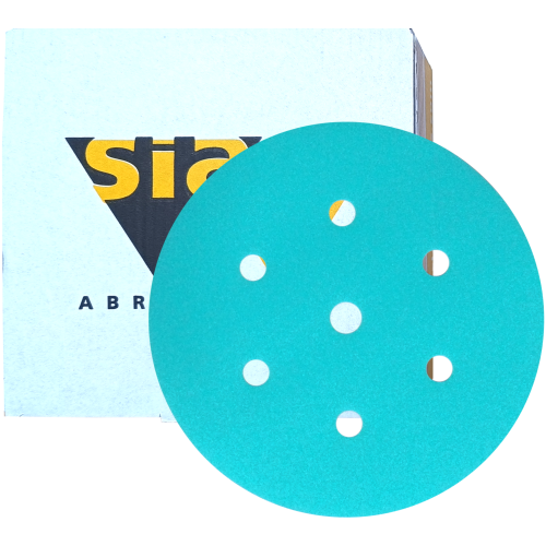 SIA 1948 siaflex Krążki Ścierne na Rzep 150 mm 6+1H P500