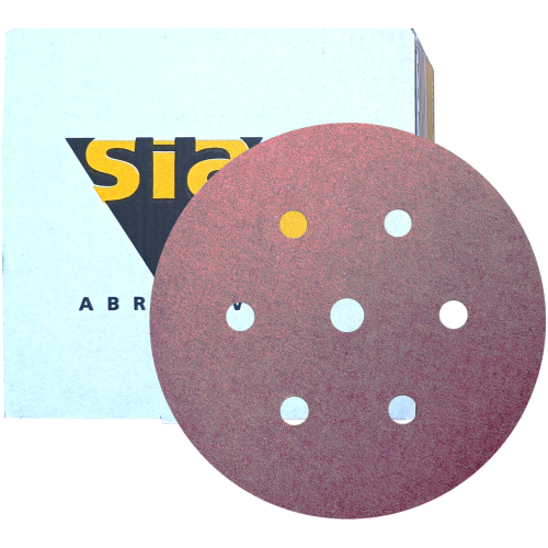 SIA 1950 siaspeed Krążki Ścierne na Rzep 150 mm 6+1H P400