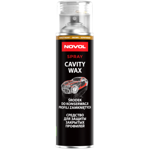 NOVOL Cavity Wax Konserwacja Profili Zamkniętych Bursztynowy Spray 500 ml
