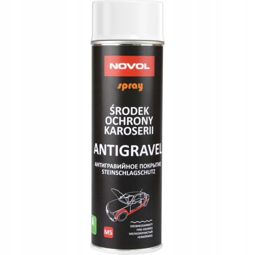 NOVOL Antigravel Baranek Ochrona Karoserii Biały Spray 500 ml