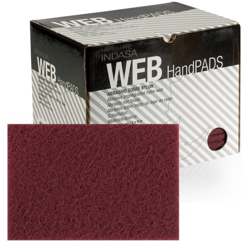 Włóknina Ścierna Czerwona Arkusz INDASA Very Fine P360 - P400