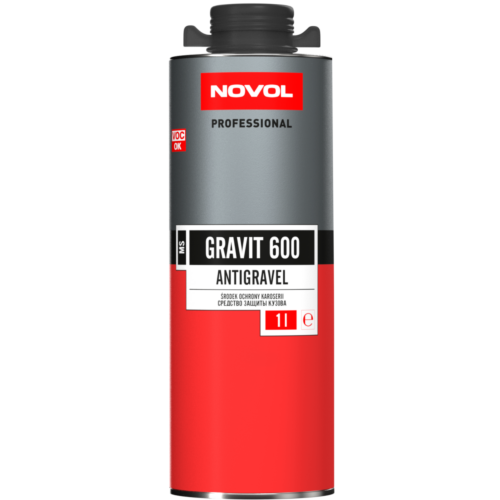 NOVOL Gravit 600 Baranek Ochrona Karoserii Czarny 1L