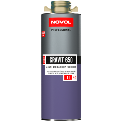 NOVOL Gravit 650 Masa Uszczelniająca Ochrona Karoserii 2w1 Beżowy 1L
