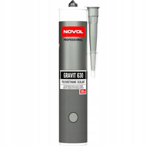 NOVOL Gravit 630 Masa Poliuretanowa Klejąco - Uszczelniająca Szara 310 ml