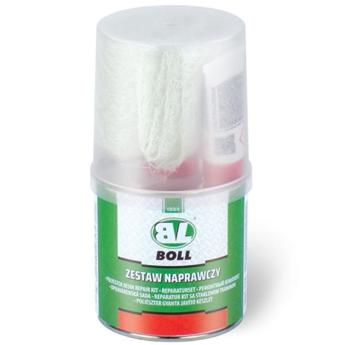 BOLL Zestaw Naprawczy Mata Żywica Utwardzacz 250 g