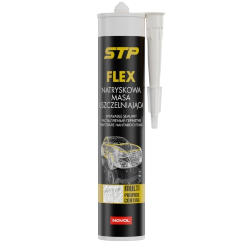 NOVOL Stp Flex Hybrydowa Natryskowa Masa Uszczelniająca Biała 290 ml