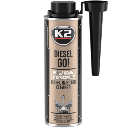 K2 DIESEL GO! Dodatek do Oleju Napędowego do Czyszczenia Wtryskiwaczy 250 ml