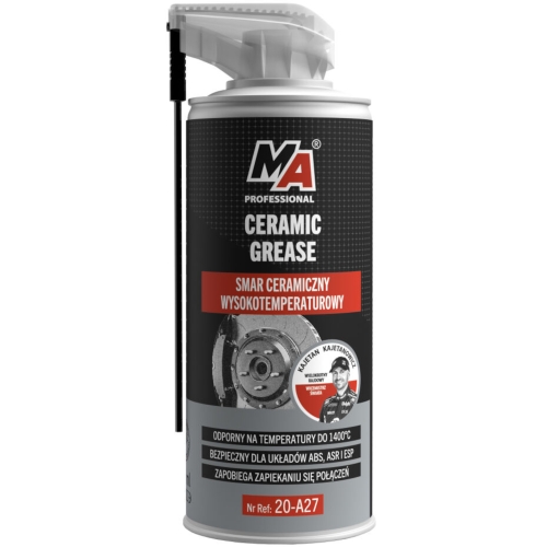 MA Professional Smar Ceramiczny Wysokotemperaturowy od -30°C do 1400°C Aplikator 400 ml