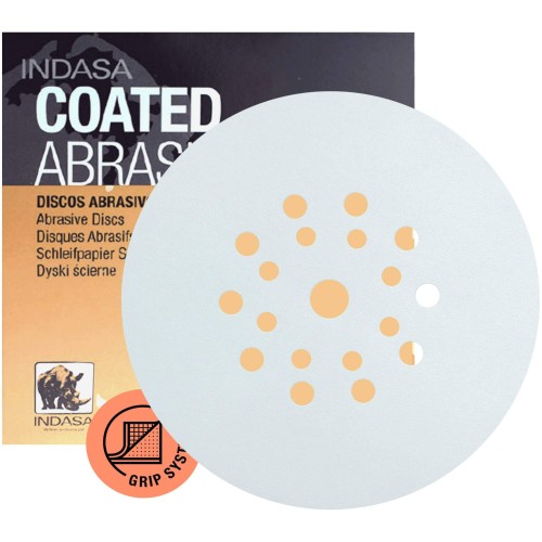 Krążki Ścierne do Żyrafy INDASA Rhynogrip White Line 225 mm 19H P100