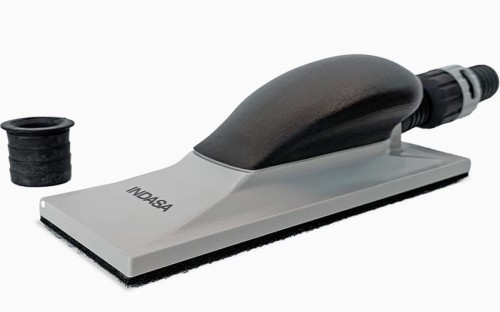 Blok Szlifierski Hebel z Odsysem Ręczny na Rzep INDASA 70 x 198 mm 11H