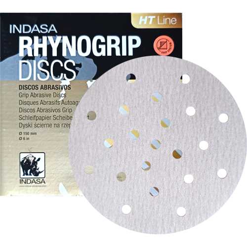 Krążki Ścierne Rzep Rhynogrip INDASA HT Line ULTRAVENT 150 mm 57H P600