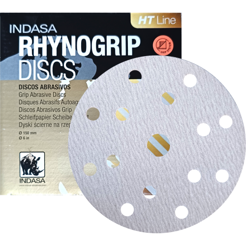 Krążki Ścierne Rzep Rhynogrip INDASA HT Line 150 mm 15H P280