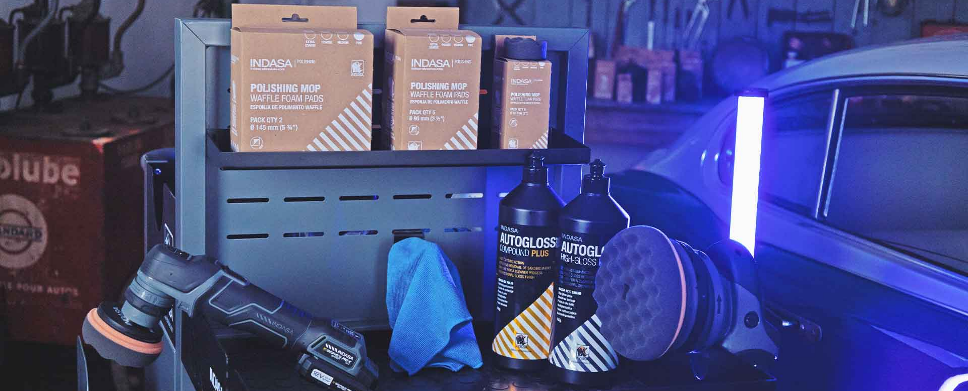 INDASA Pady Polerskie Gąbki Polerskie Waflowane